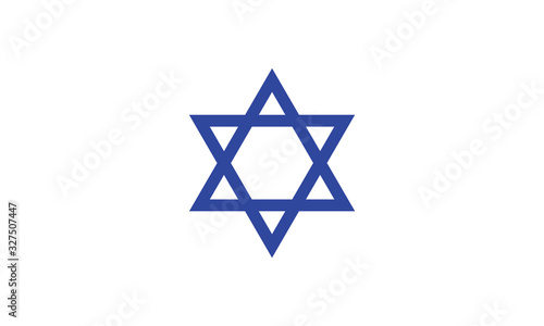 David star jewish symbol Israel national flag