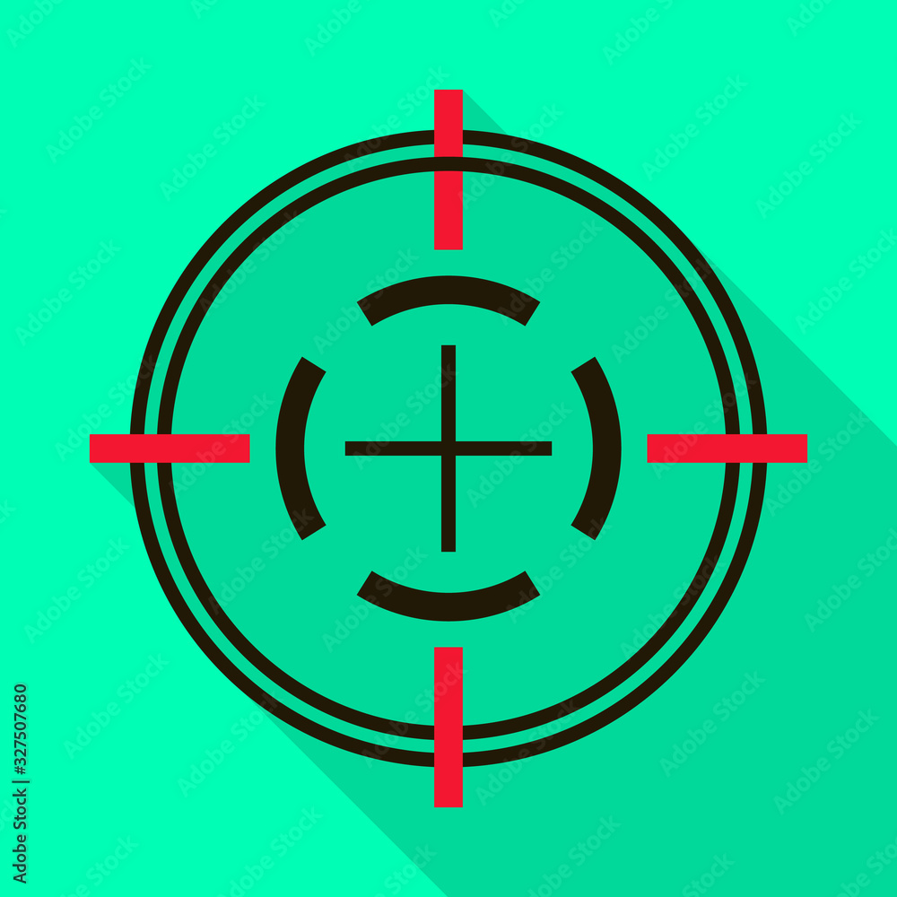 Sniper sight vector icon.Flat vector icon isolated on white background sniper sight. Sniper sight vector icon.Flat vector icon isolated on white background sniper sight.
