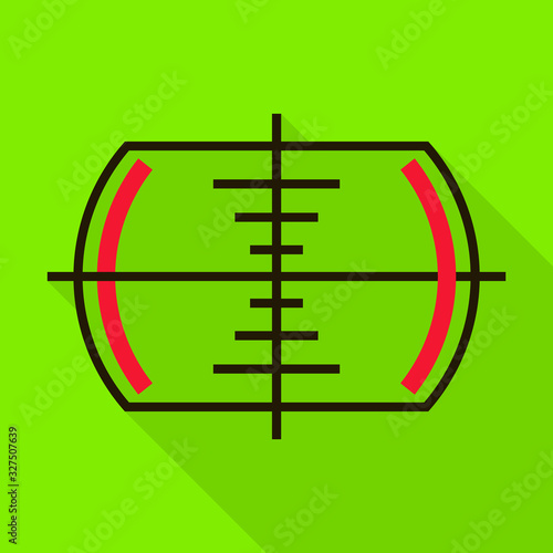 Sniper sight vector icon.Flat vector icon isolated on white background sniper sight.
