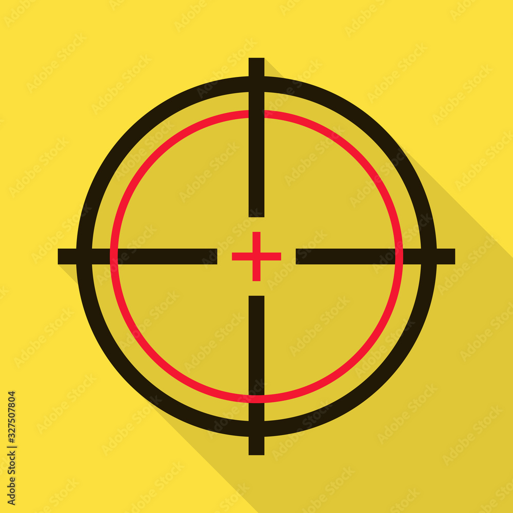 Sniper sight vector icon.Flat vector icon isolated on white background sniper sight. Sniper sight vector icon.Flat vector icon isolated on white background sniper sight.