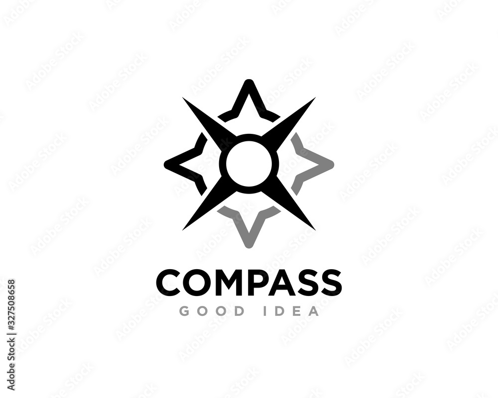 Compass Logo Icon Design Vector Compass Logo Icon Design Vector