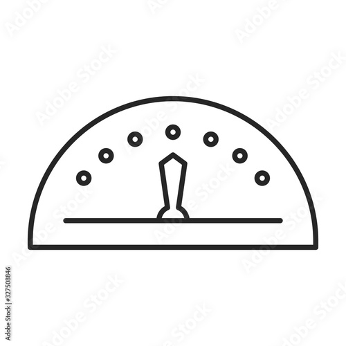 Arrow of elevator vector icon.Outline vector icon isolated on white background arrow of elevator .