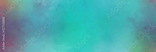 cadet blue, dim gray and slate gray colored vintage abstract painted background with space for text or image. can be used as horizontal background texture