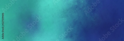 vintage texture, distressed old textured painted design with blue chill, midnight blue and teal blue colors. background with space for text or image. can be used as header or banner