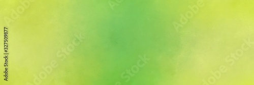 dark khaki and yellow green colored vintage abstract painted background with space for text or image. can be used as horizontal header or banner orientation