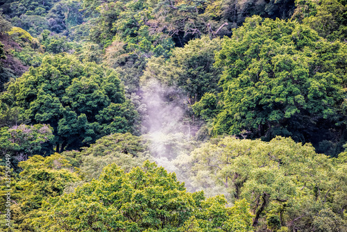 volcanic fumes in Costa Rica