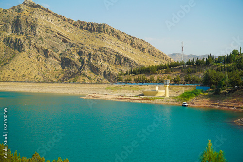 a view of the water in Dohuk dam northern Iraq in Kurdistan Region