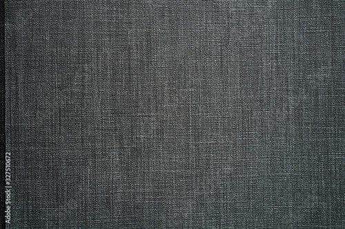 Textured dark gray fabric for the background 