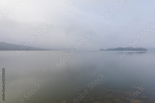 Gyeonggi-do Yangpyeong Misty Dumulde Dawn Scenery