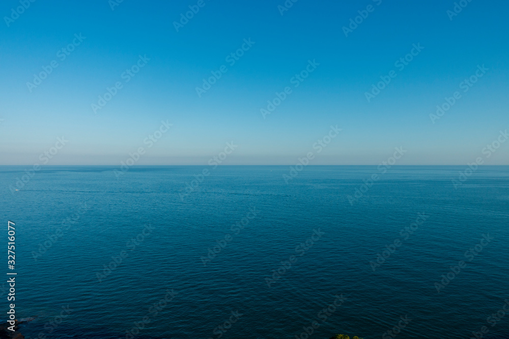 The coast of the renega in Oropesa a clear summer day The coast of the renega in Oropesa a clear summer day