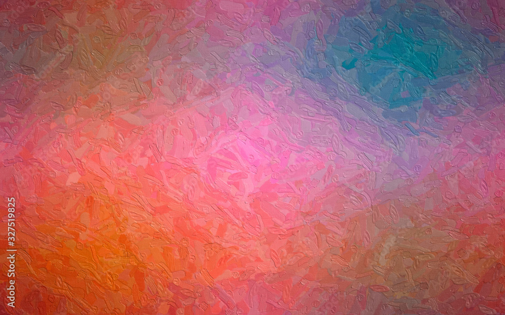 Abstract illustration of brown blue pink and red Impasto with large brush strokes background, digitally generated. Abstract illustration of brown blue pink and red Impasto with large brush strokes background, digitally generated.