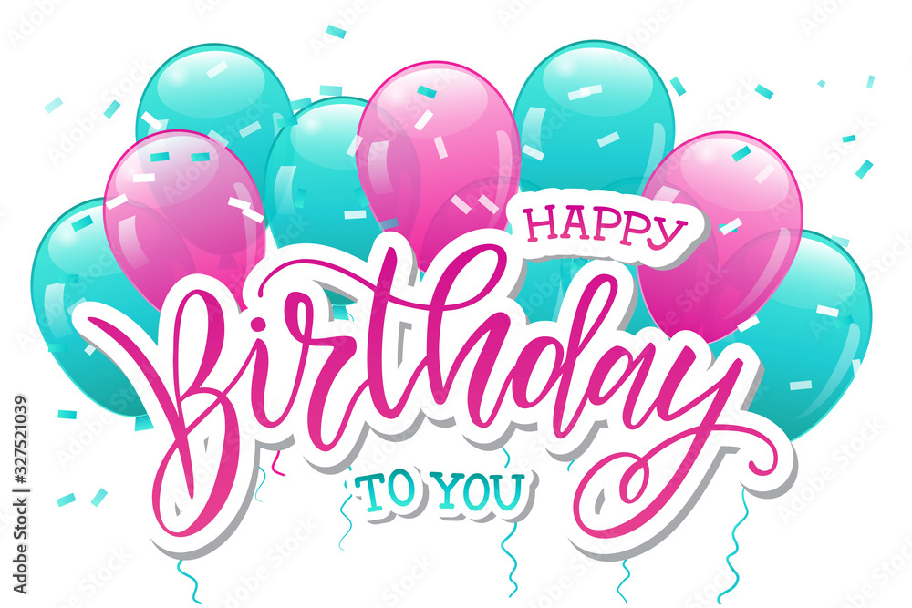 Vector illustration.Happy Birthday To You typography vector design for greeting cards and poster design template for birthday celebration. Vector illustration.Happy Birthday To You typography vector design for greeting cards and poster design template for birthday celebration.