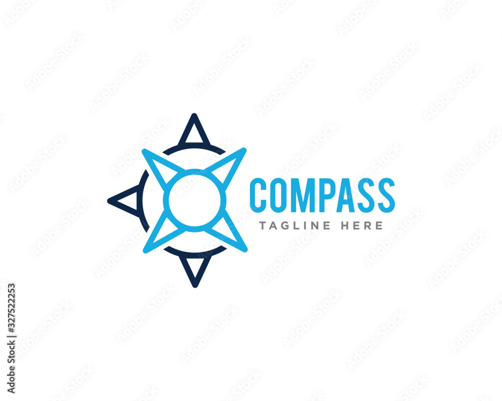 Compass Logo Icon Design Vector Compass Logo Icon Design Vector