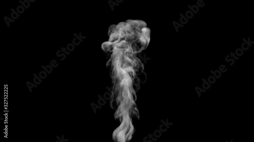 Smoke close up concept design 4k. Macro camera