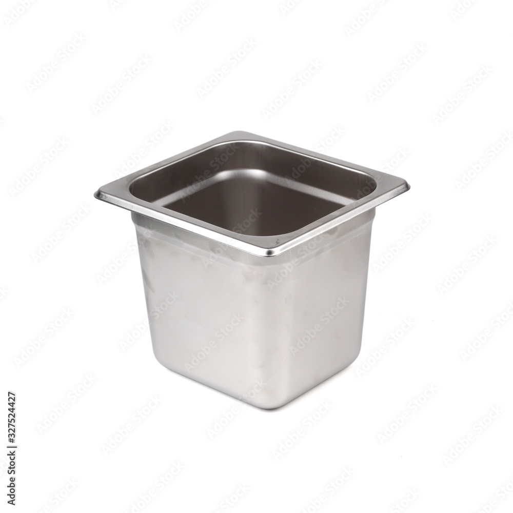 gastronome containers metall shiny isolated gastronome containers metall shiny isolated
