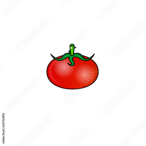 fresh tomato icon. vegetables vector