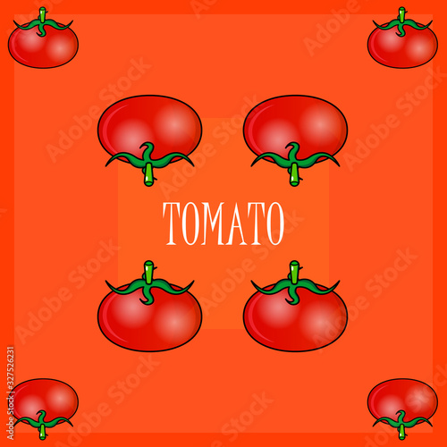 red tomato fresh fruit background