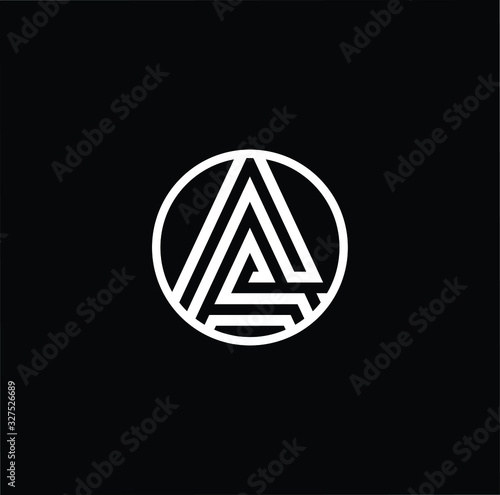 Initial based modern and minimal Logo. A AA AAA letter trendy fonts monogram icon symbol. Universal professional elegant luxury alphabet vector design
