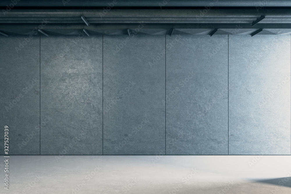 Minimalistic interior with copy space on wall Minimalistic interior with copy space on wall