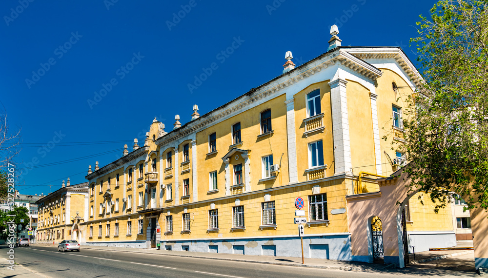 Historic buildings in Samara, Russia