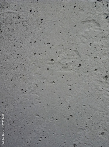 Gray porous concrete wall. Concrete texture.