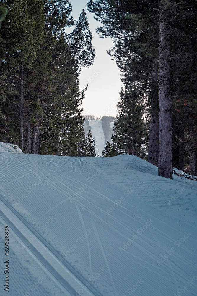 Fototapeta premium Domaine nordique d'Arvieux
