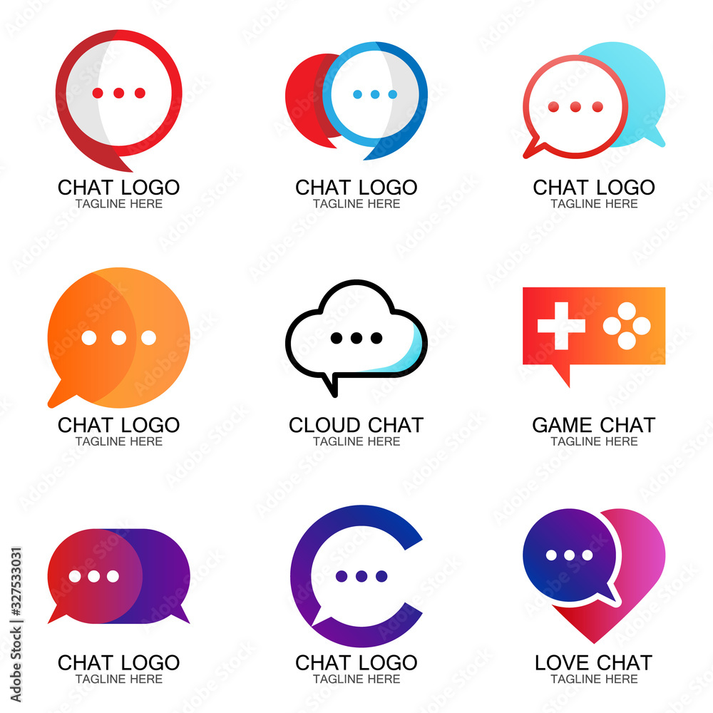 collection of the best chat bubble speech logo templates collection of the best chat bubble speech logo templates