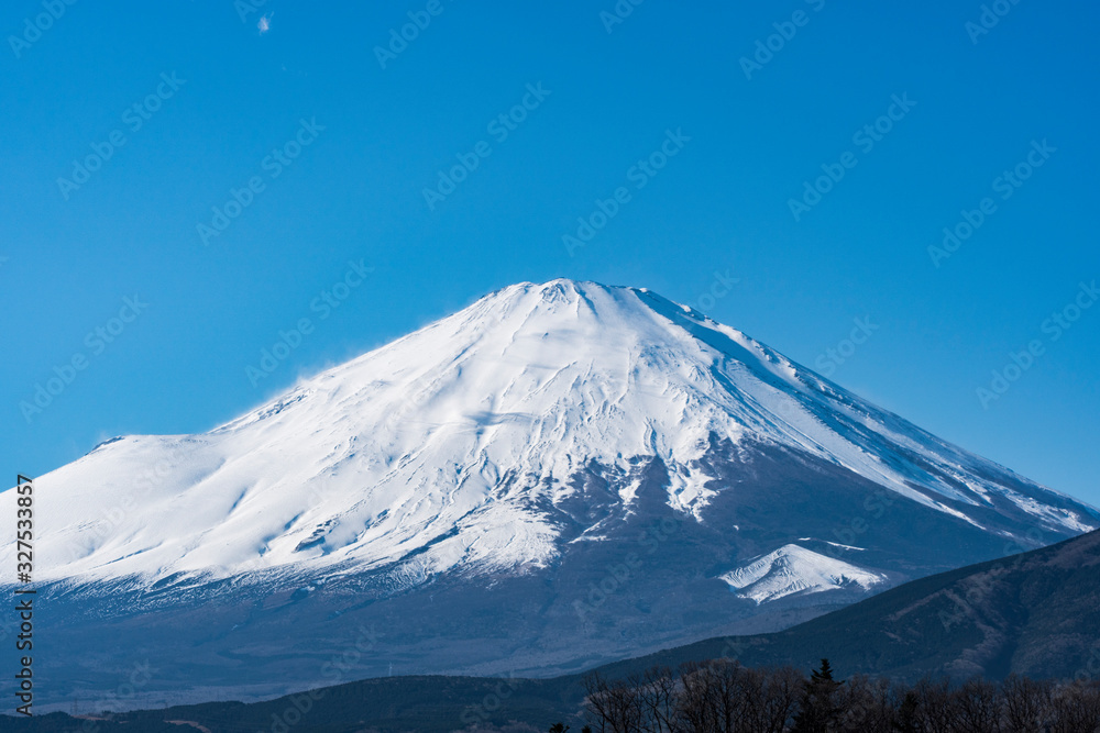 小山町から見た富士山