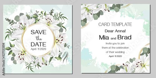 set of business cards