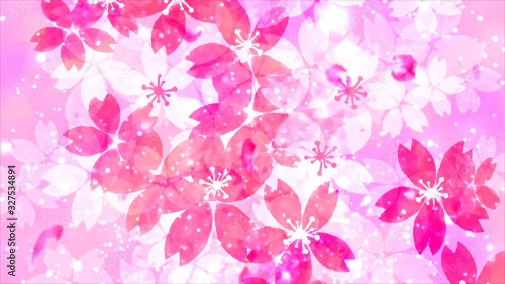 桜 春イメージ ループ素材 桜 春イメージ ループ素材