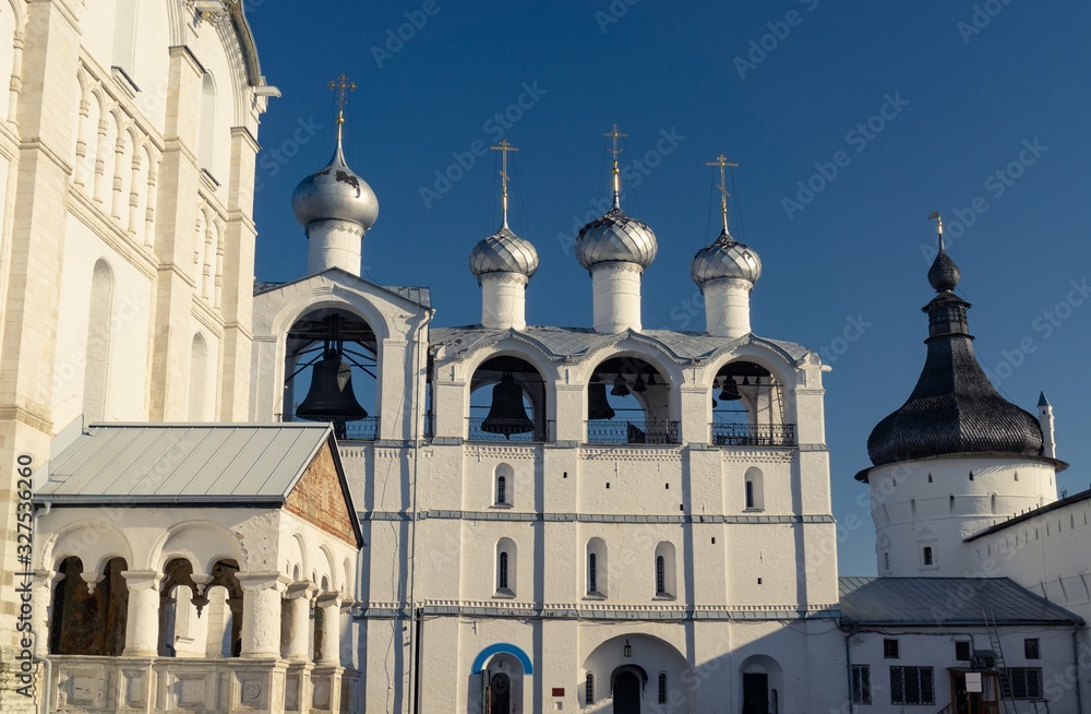 Belfry of the assumption Cathedral of the Rostov Kremlin Belfry of the assumption Cathedral of the Rostov Kremlin