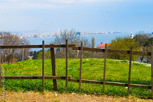 Wooden fence in Istanbul turkey
