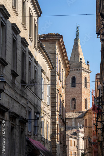 Ripatransone, medieval town in Marches, Italy