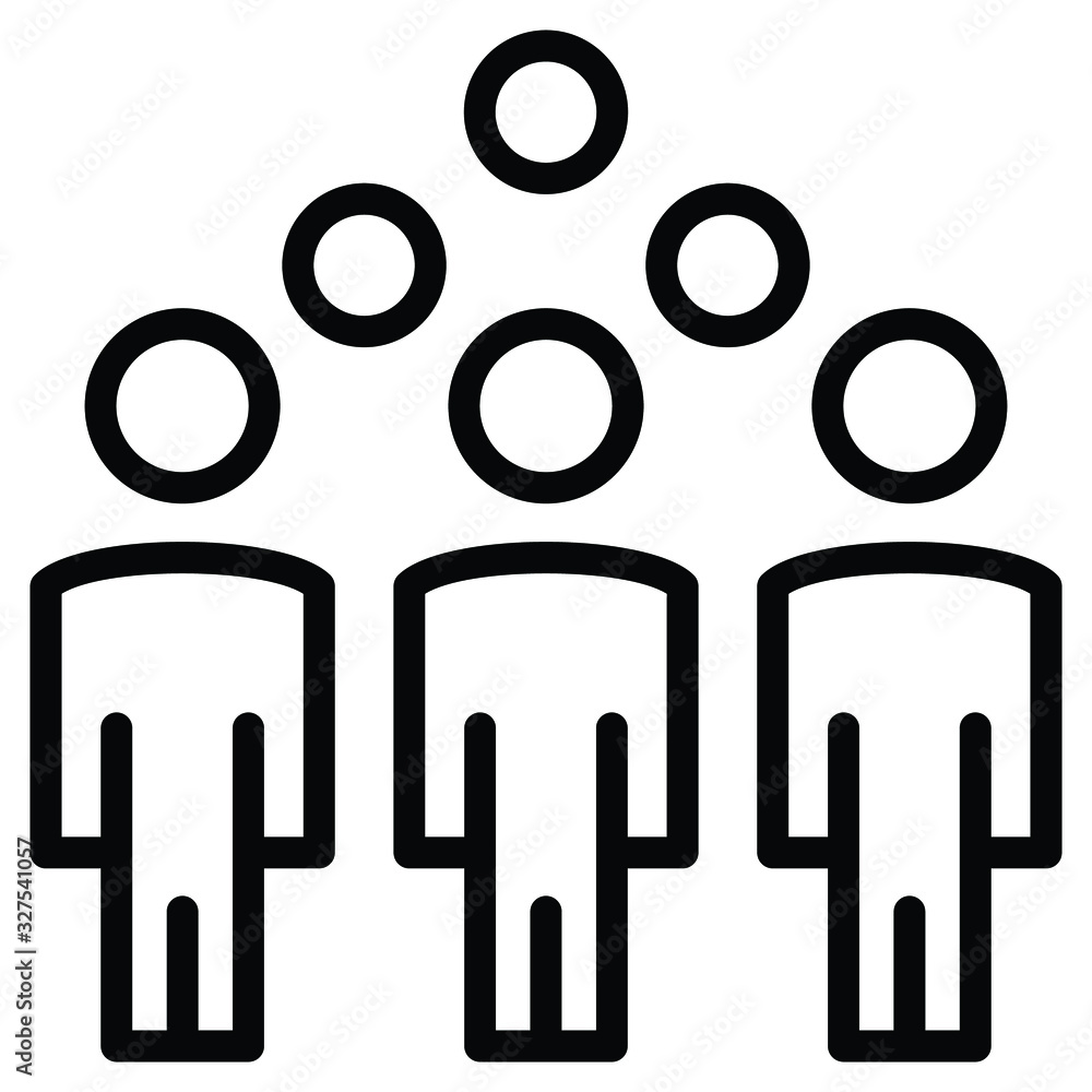 Work Group Concept, hrm symbol on white background, Crowd or Team Vector Icon Design Work Group Concept, hrm symbol on white background, Crowd or Team Vector Icon Design
