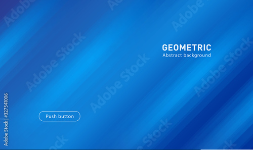 Blue background. Abstract geometric gradient vector  wallpaper, creative digital futuristic template. White text, button on dark blue vibrant business energy presentation cover.