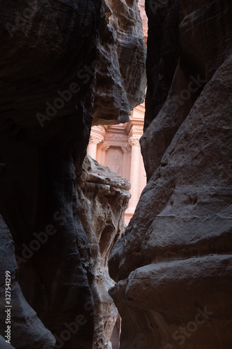 entrance of City of Petra,..