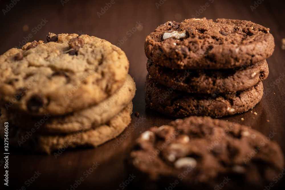 Fototapeta premium deliciosas Galletas de chocolate