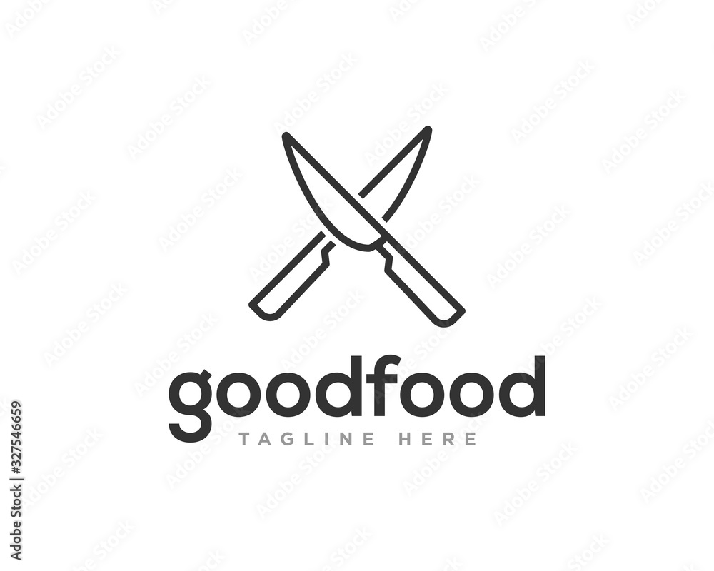 Good Food Logo Icon Design Vector