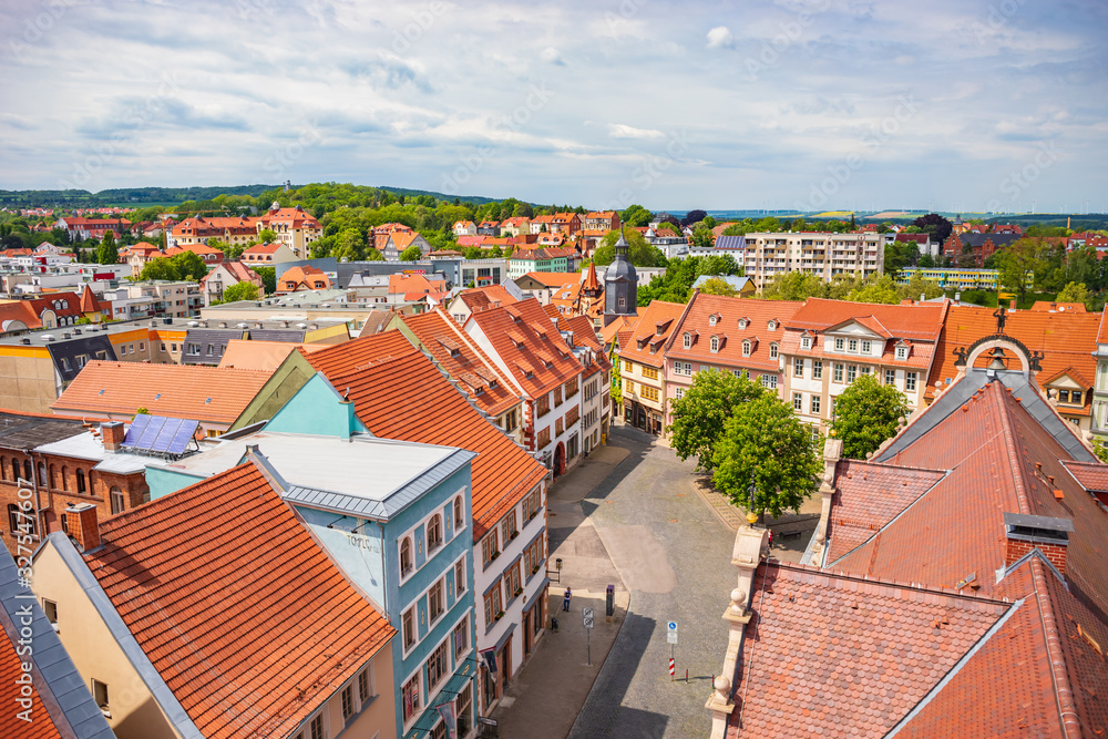 Townscape of Gotha in Thuringia