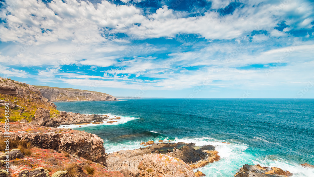 Picturesque views of Kangaroo Island shoreline, South Australia