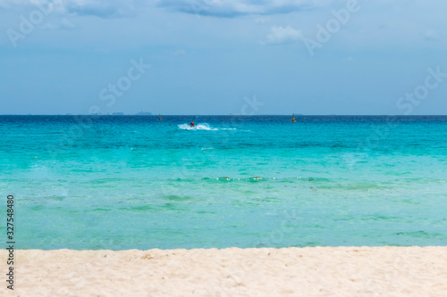 Jetski no mar de Cancun