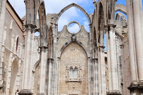 Ruined church in Lisbon