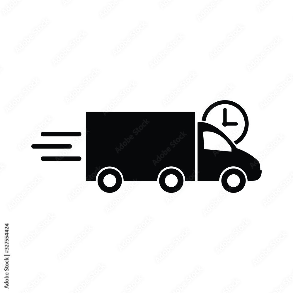truck icon. delivery icon vector
