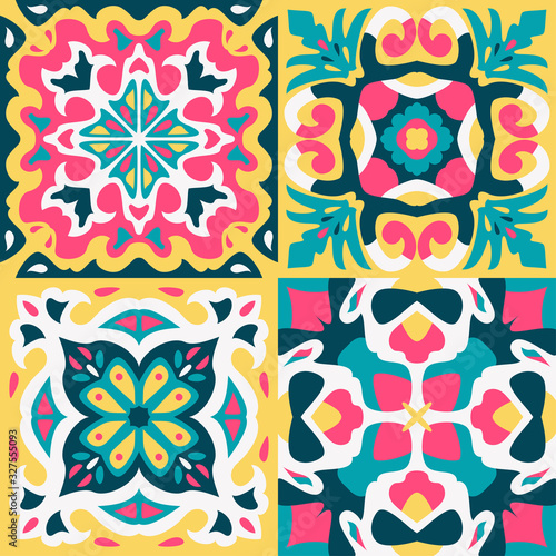 Oriental traditional ornament,Mediterranean seamless pattern, tile design, vector illustration сan be used for desktop wallpaper for a wall hanging or poster, pattern fills, surface textures, textile.
