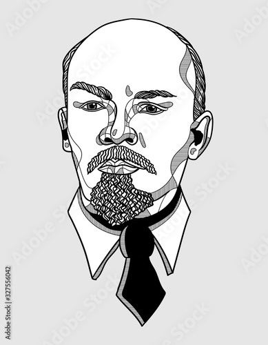 Vladimir Lenin portrait.
