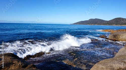 Bicheno Blowhole with Fountain, Tasmania, Australia