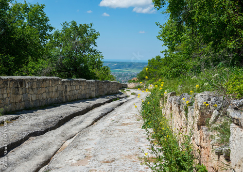 Ancient stony road, Chufut-Kale