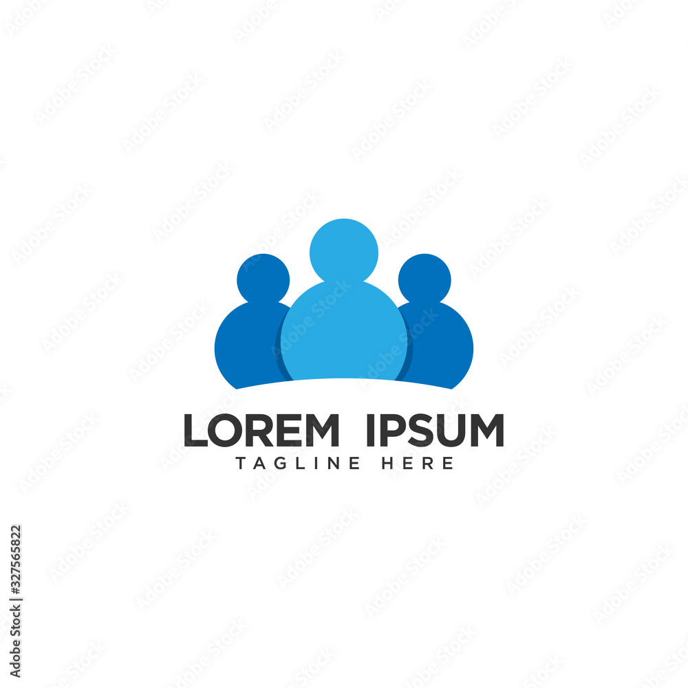 Human social, unity, together, connection, relation logo design template. Human social, unity, together, connection, relation logo design template.