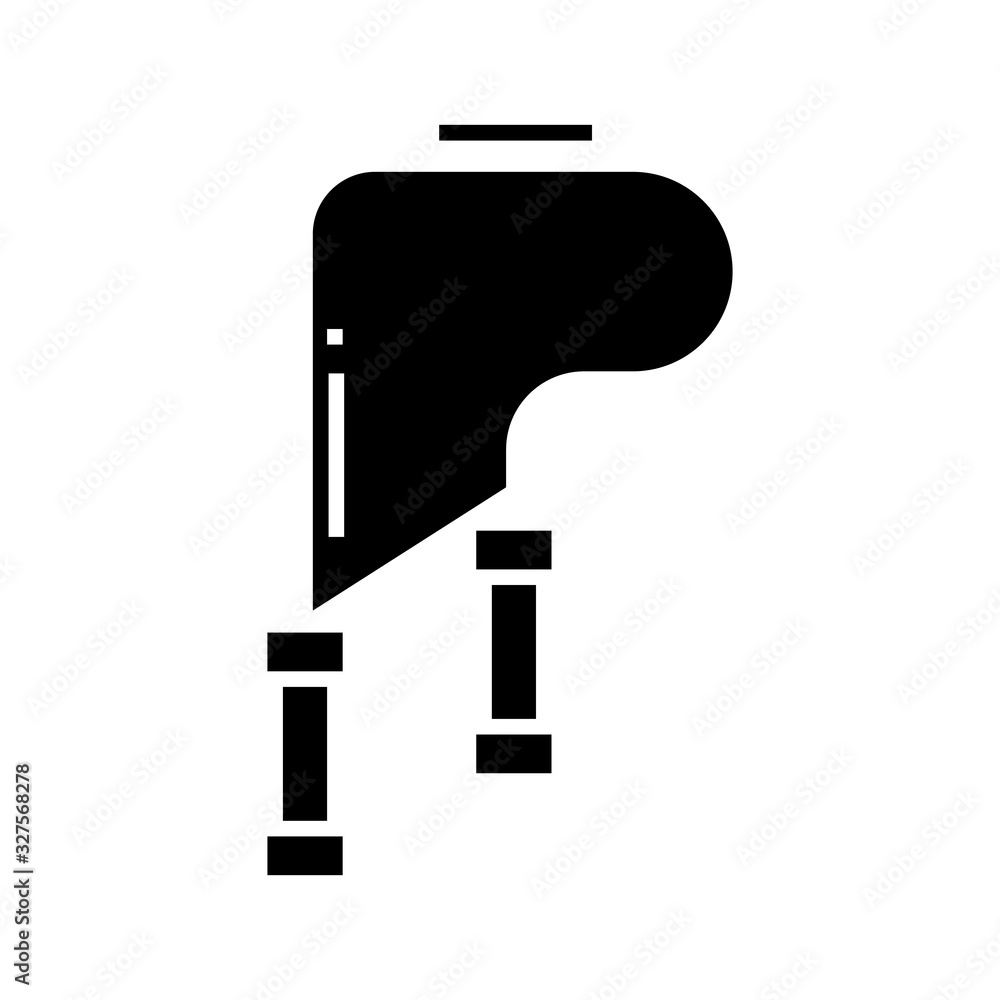 Jump rope black icon, concept illustration, vector flat symbol, glyph sign. Jump rope black icon, concept illustration, vector flat symbol, glyph sign.