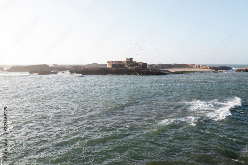 Kleine Insel vor der Küste Essaouiras, Marokko